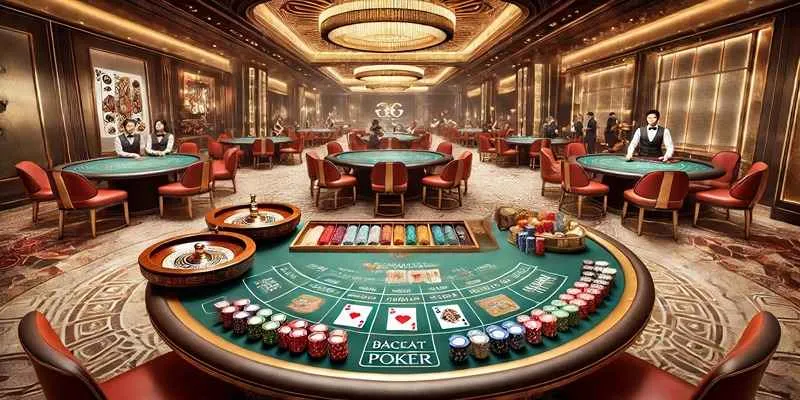 Khám phá trò chơi đỉnh cao: Baccarat, Poker, Xóc Đĩa tại sảnh AG